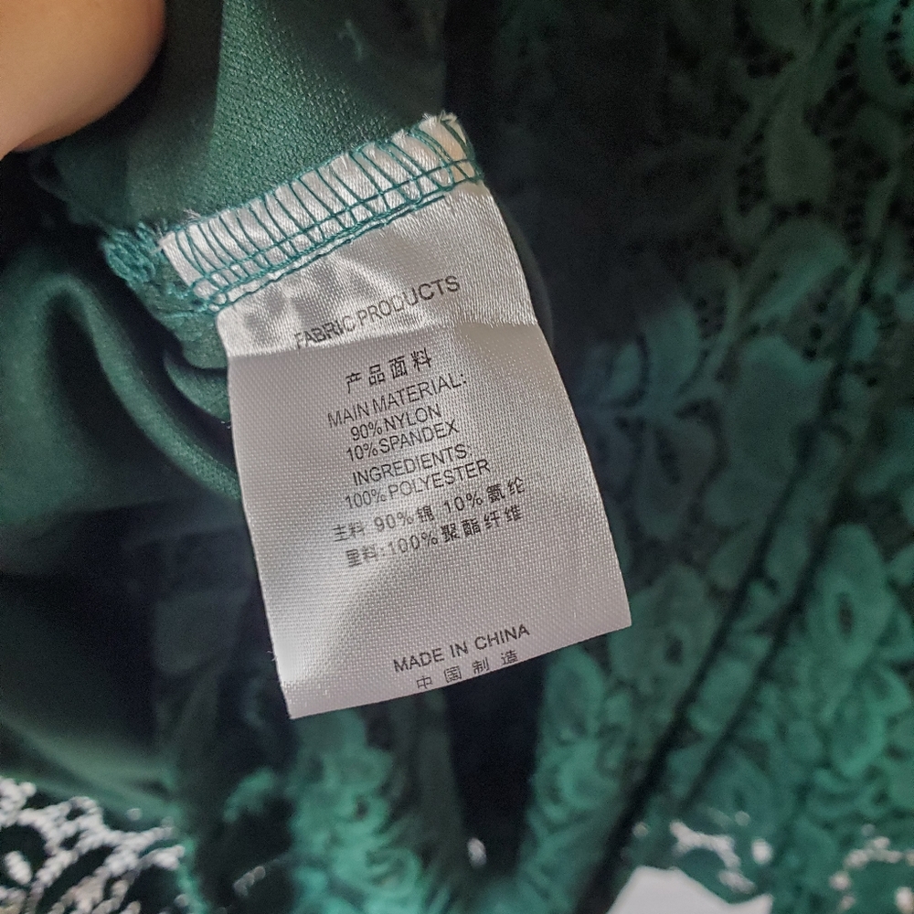 Lace green Missmay dress NWT - Picture 6 of 9